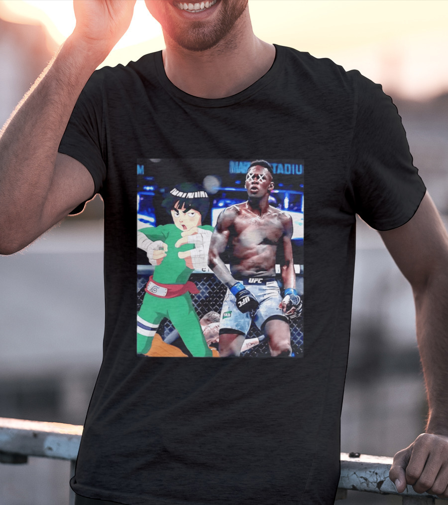 Drunken Fist Rock Lee UFC Crossover Iconic Anime Fighter T-Shirt