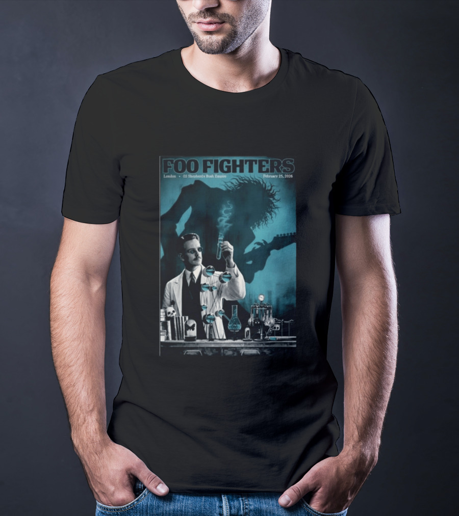 Foo Fighters London O2 Shepherds Bush Empire February 25 2026 T-Shirt
