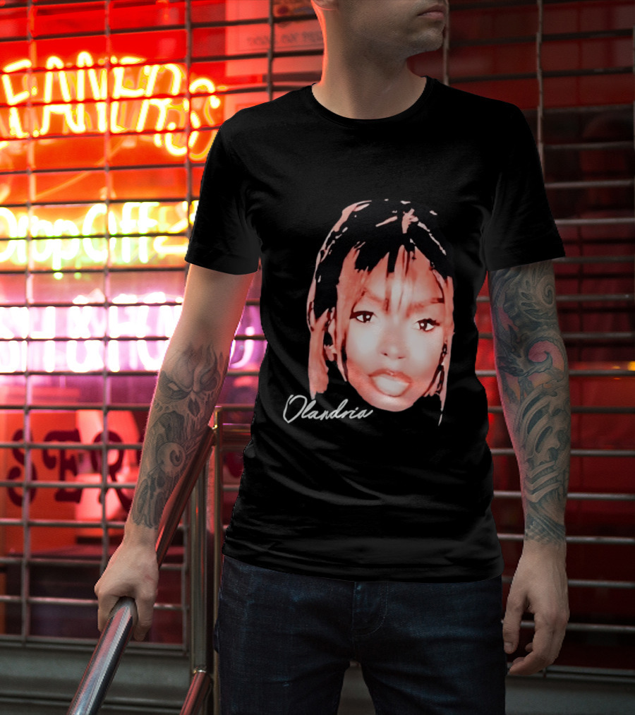 Olandria Carthen Big Face Bold Expression Trend T-Shirt