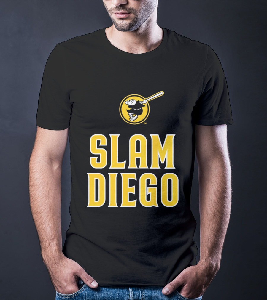 San Diego Padres Slam Diego Baseball Bat T-Shirt