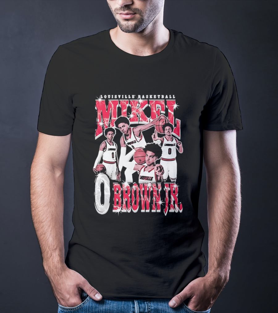 Mikel Brown Jr Louisville Cardinals Basketball Star Player 0 T-Shirt