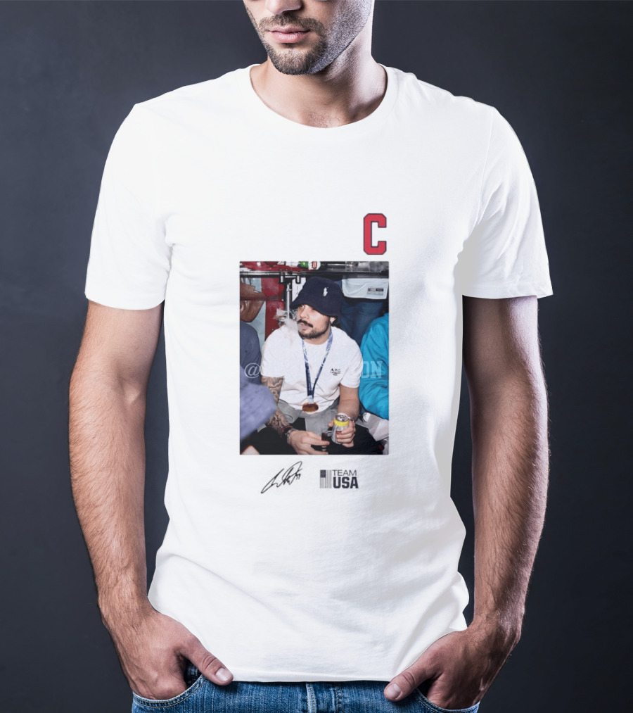 Veeze Wearing Beanie Hat Team USA At Winter Olympics 2026 T-Shirt