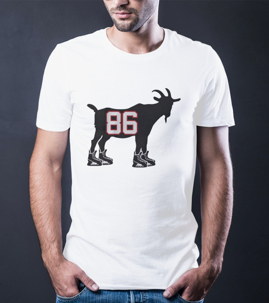 Jack Hughes 86 Hockey GOAT USA Winter Olympics T-Shirt