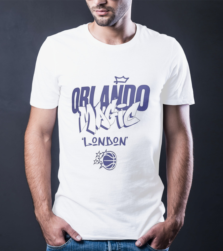 Orlando Magic London Basketball Team Branding T-Shirt