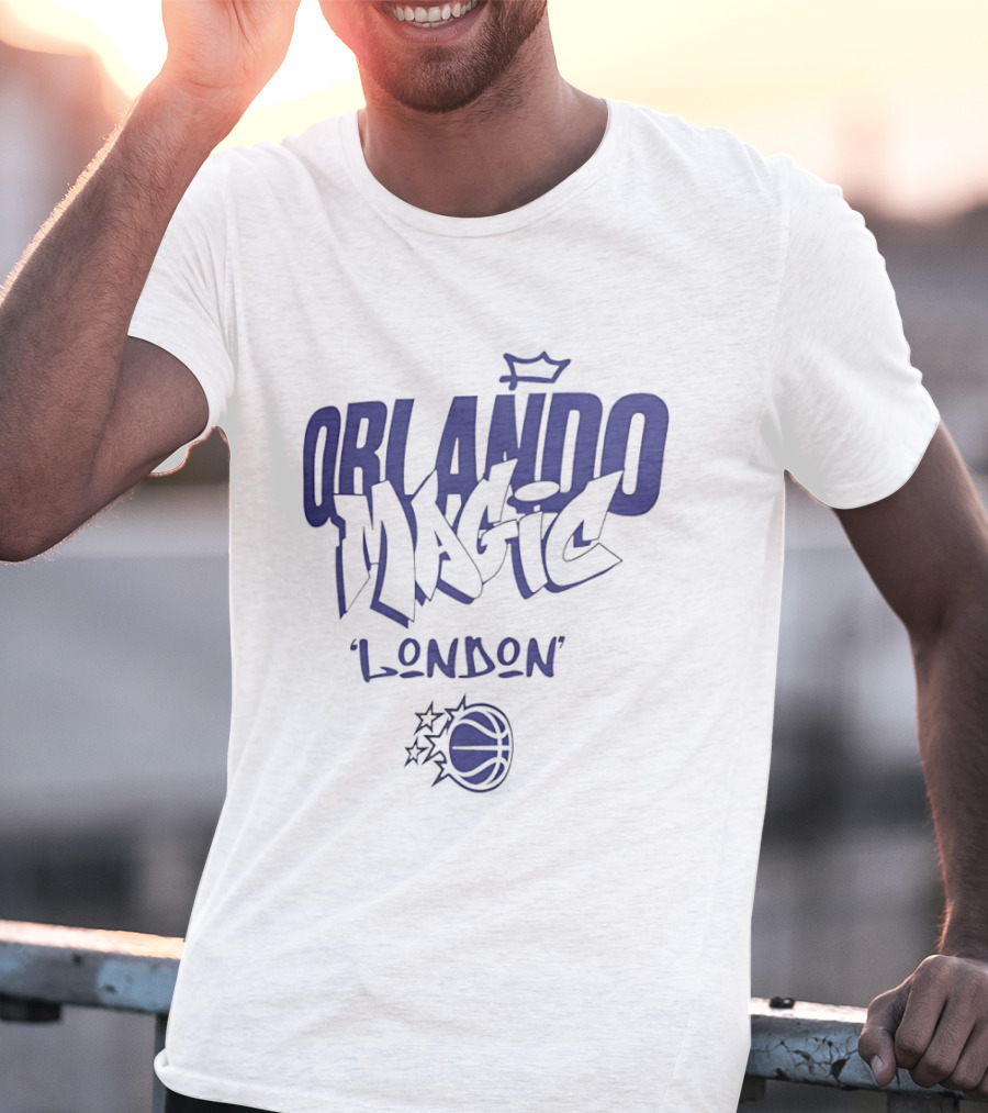 Orlando Magic London Basketball Team Branding T-Shirt