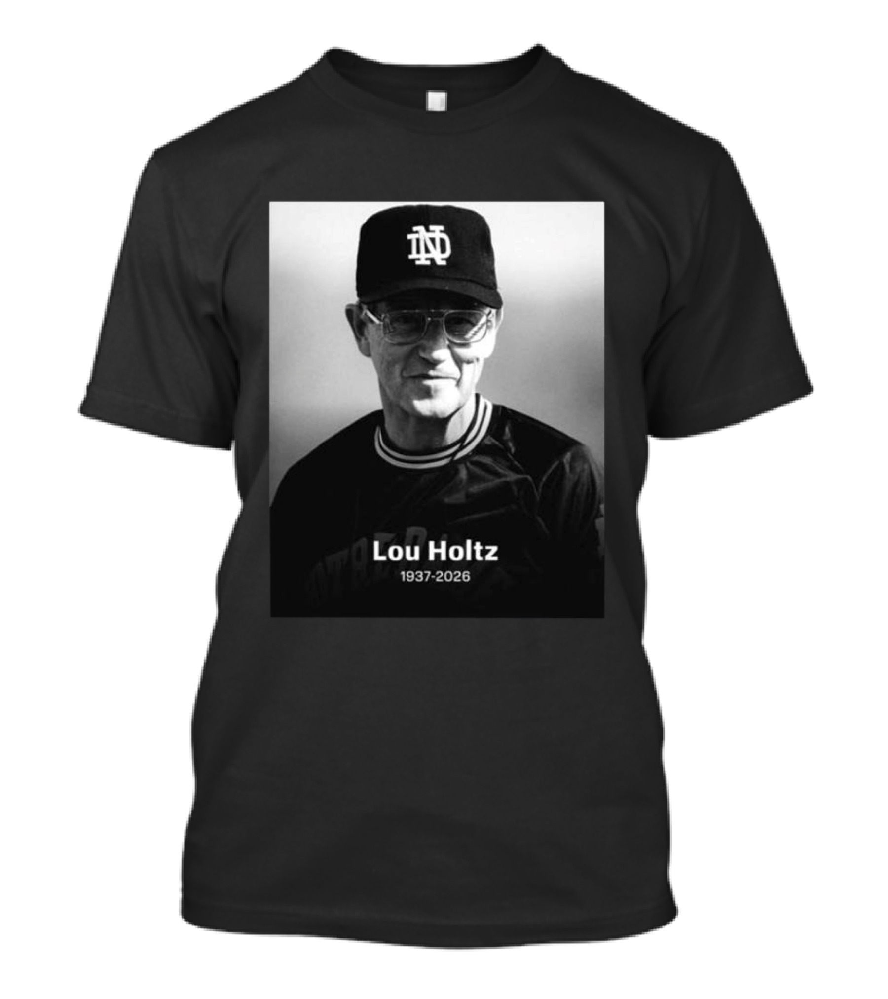 Lou Holtz Notre Dame 1937 2026 T-Shirt