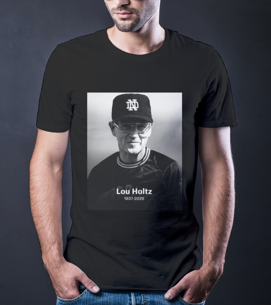 Lou Holtz Notre Dame 1937 2026 T-Shirt