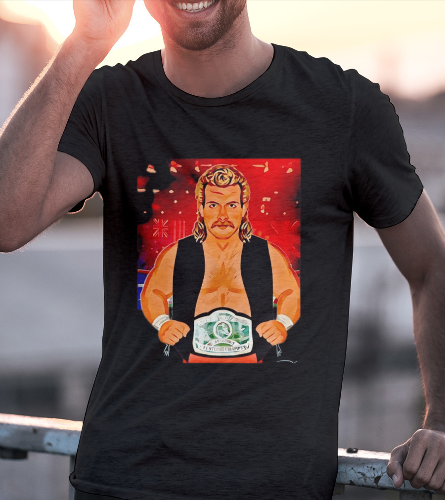 Magnum TA Wrestling Champion Belt T-Shirt