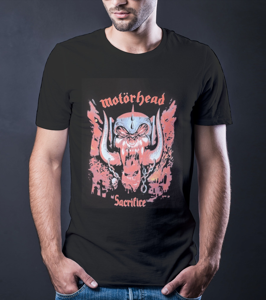Motorhead Sacrifice Skull T-Shirt
