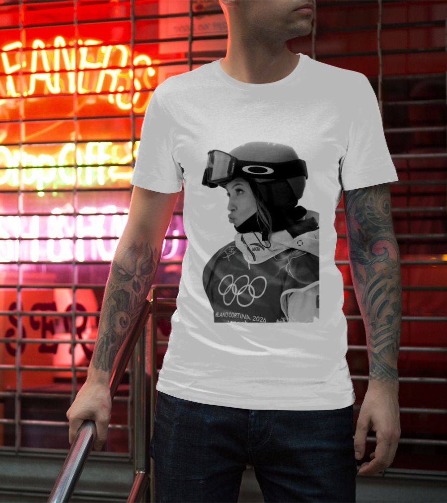 Eileen Gu Olympic Freestyle Skiing Milano Cortina 2026 T-Shirt
