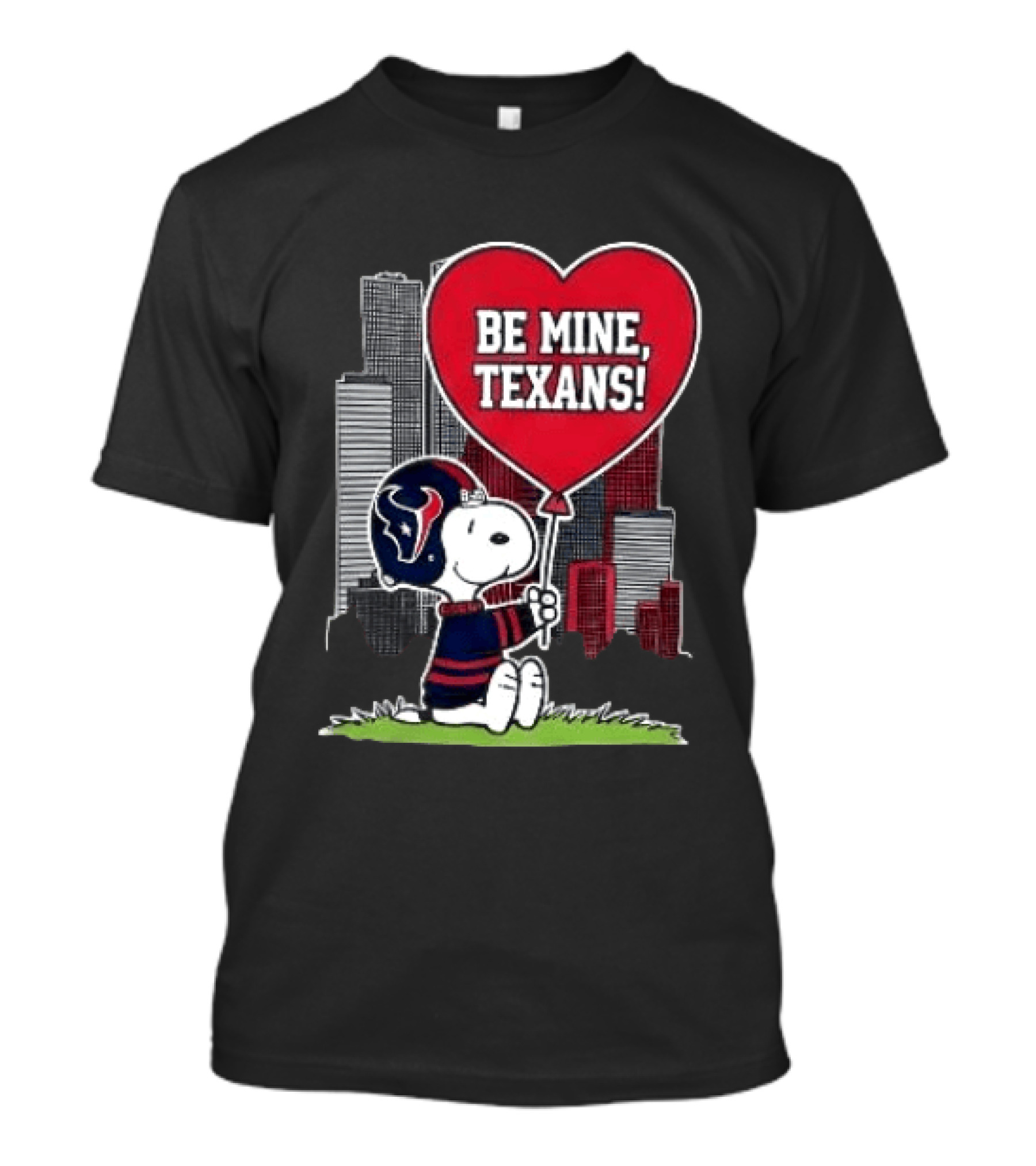 Houston Texans Snoopy Valentine Be Mine Texans 2026 T-Shirt