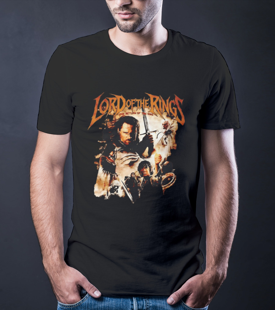 The Return Of The King Lord Of The Rings Movie Characters And Scenes T-Shirt