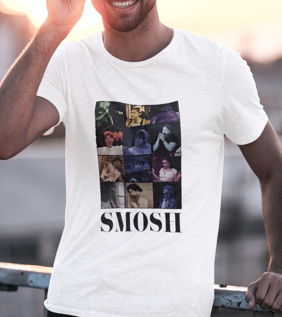 Smosh The Era Tour Collage Of Iconic Moments And Characters T-Shirt