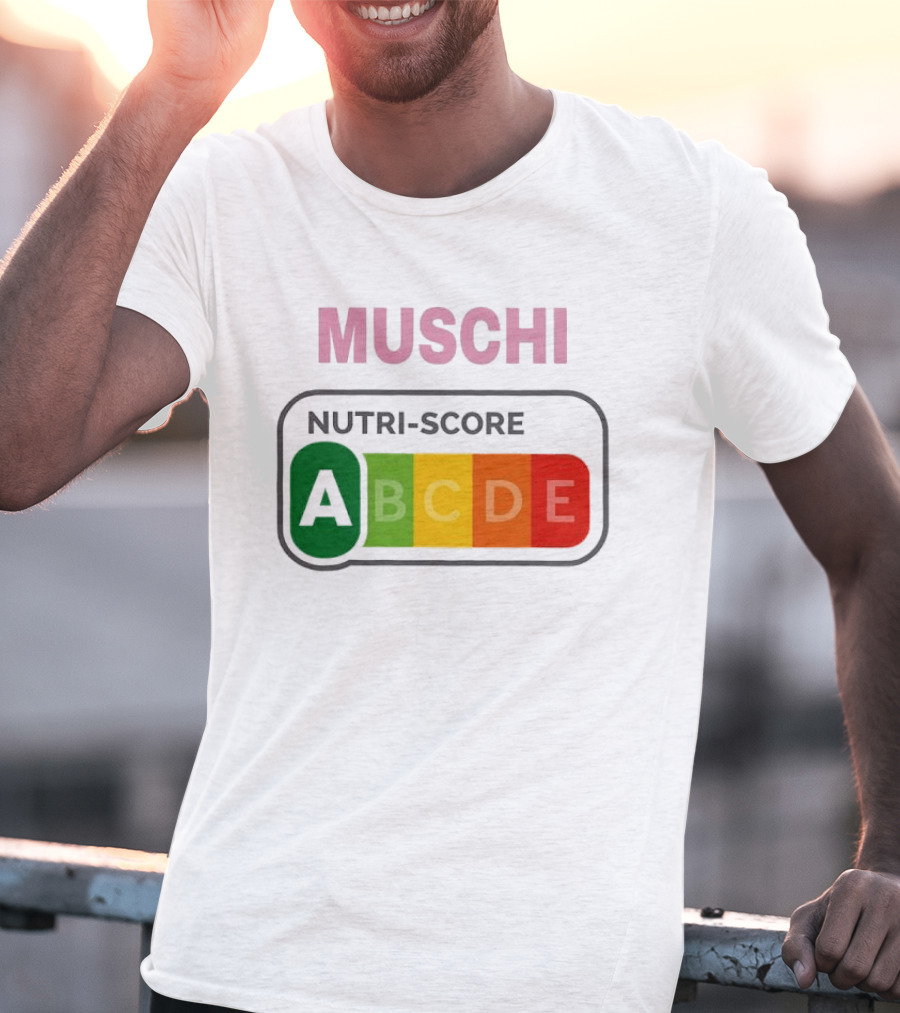 MUSCHI Nutri Score ABCDE European Food Nutrition Rating System T-Shirt