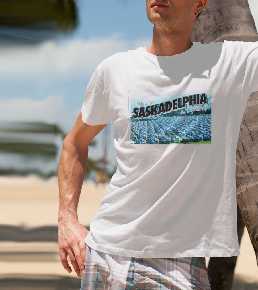 Welcome To Saskadelphia The Tragically Hip Iconic Music Tour T-Shirt