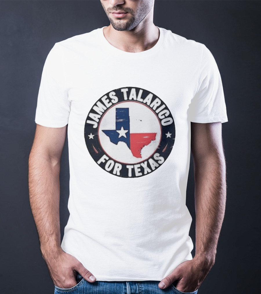 James Talarico For Texas Campaign Texas Map Star T-Shirt