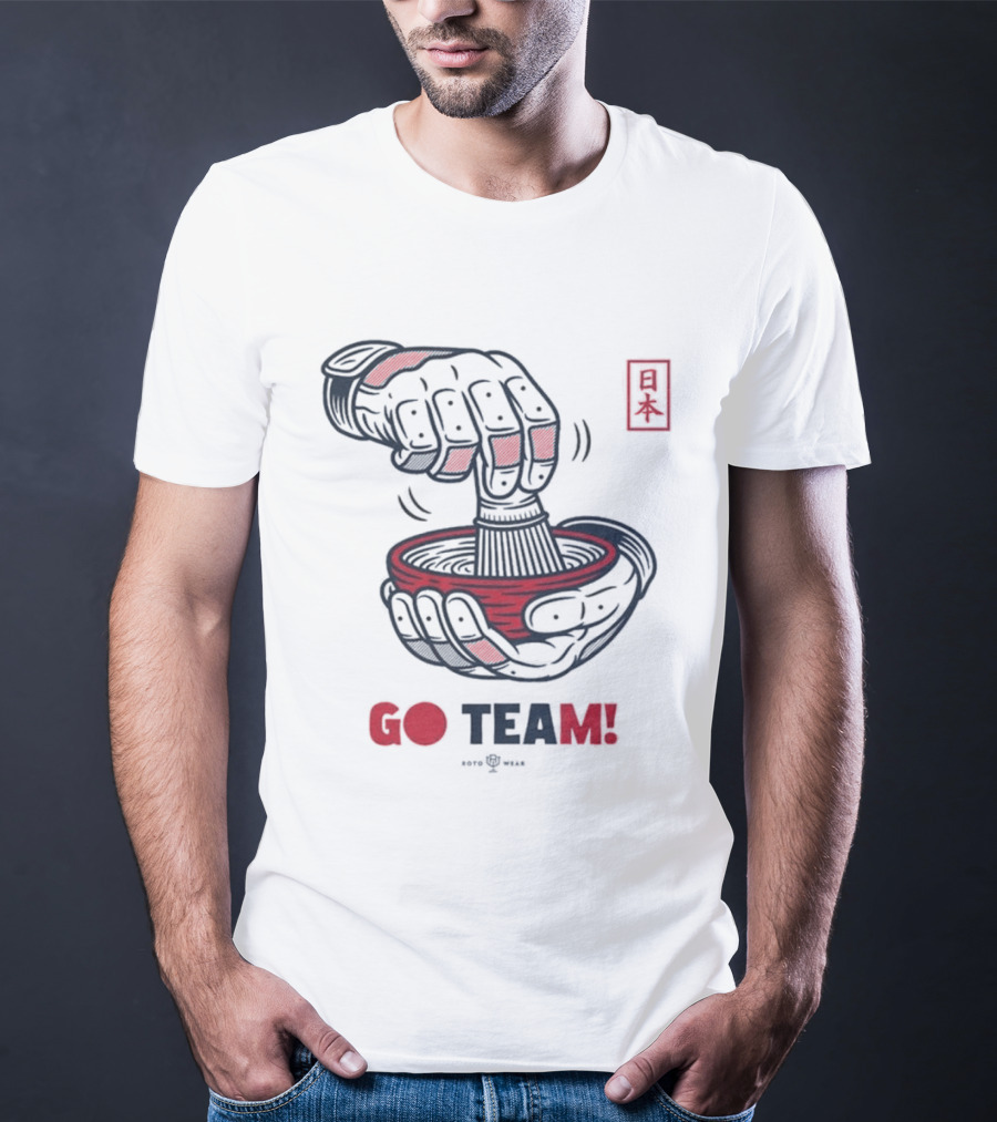 Japan Tea Ceremony Go Team Celebratory Spirit T-Shirt