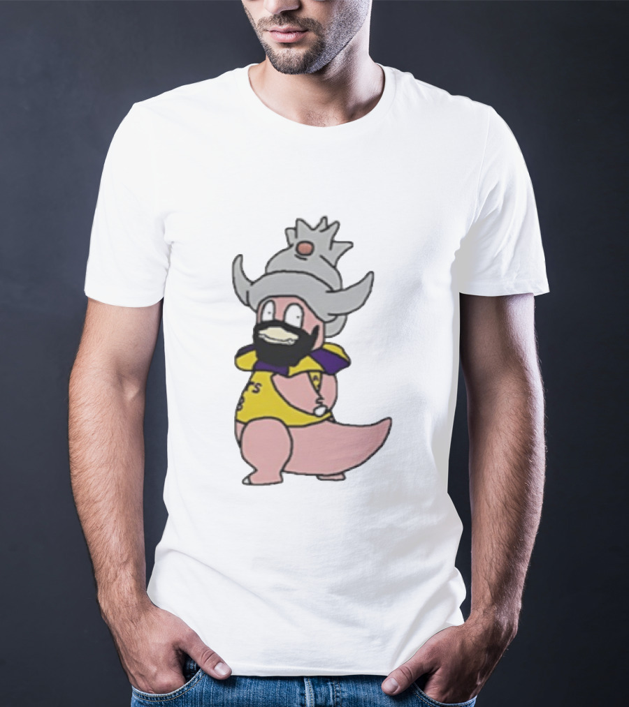 Slowking James LeBron James Los Angeles Lakers Crossover Basketball Pokémon Fusion T-Shirt