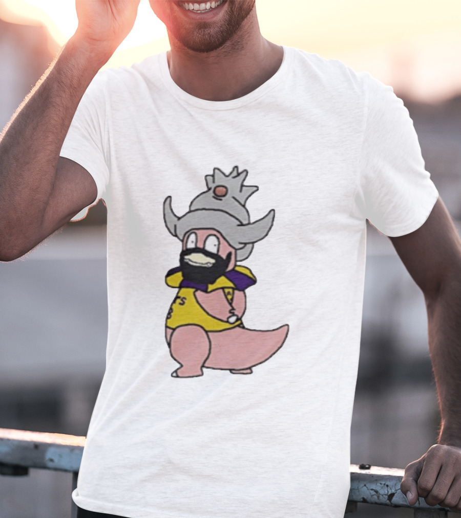 Slowking James LeBron James Los Angeles Lakers Crossover Basketball Pokémon Fusion T-Shirt