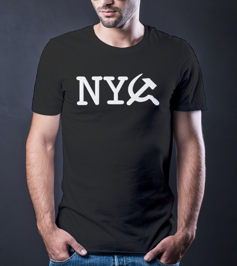 NYC Hammer And Sickle Symbol Fusion T-Shirt