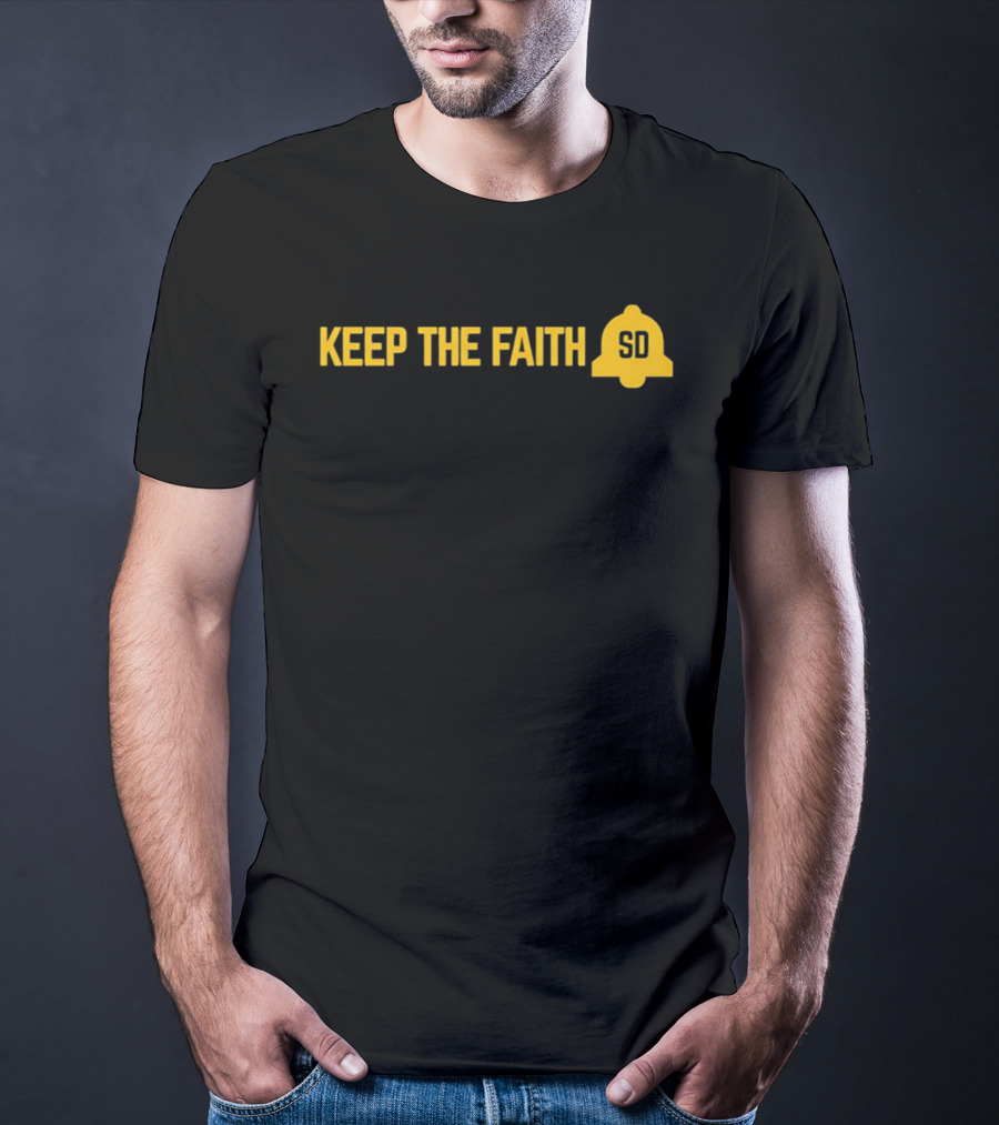 Keep The Faith SD Baseball Gods Smile Peter Seidler T-Shirt