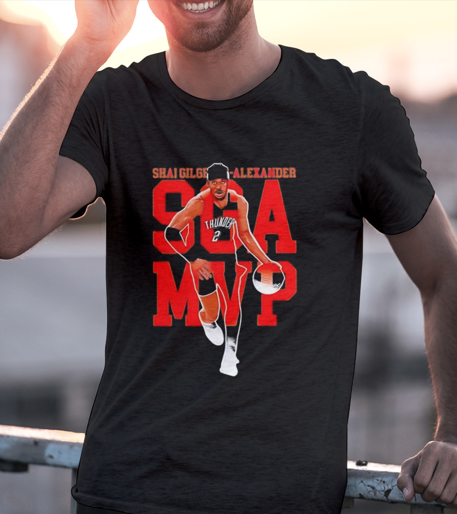 Shai Gilgeous Alexander SGA MVP Oklahoma City Thunder T-Shirt