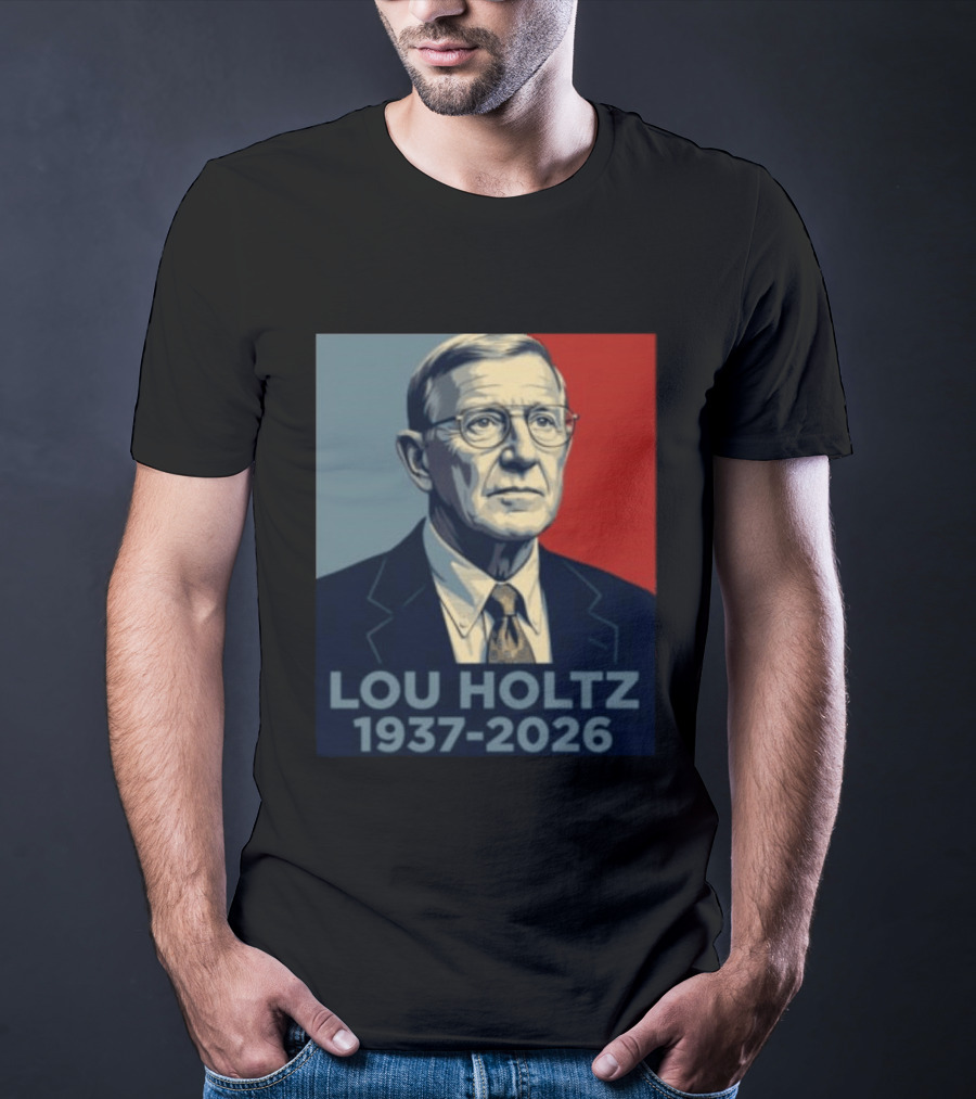 Lou Holtz 1937 2026 Memorial T-Shirt