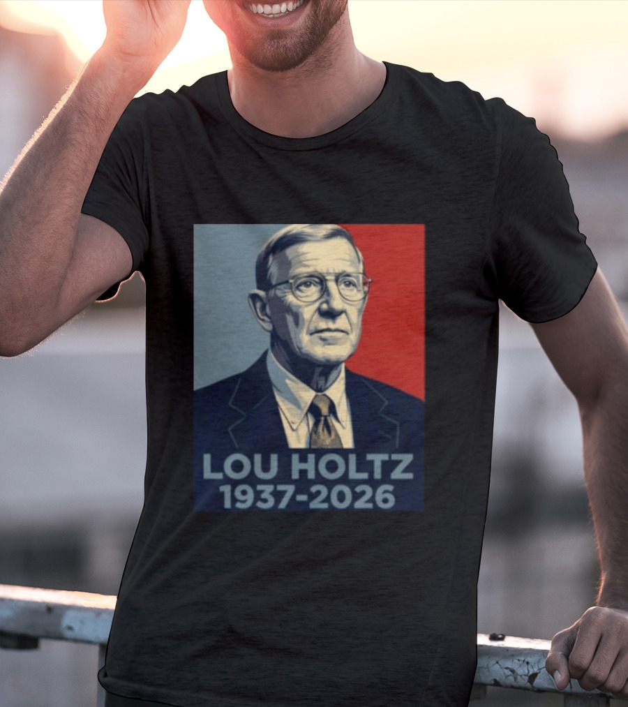 Lou Holtz 1937 2026 Memorial T-Shirt