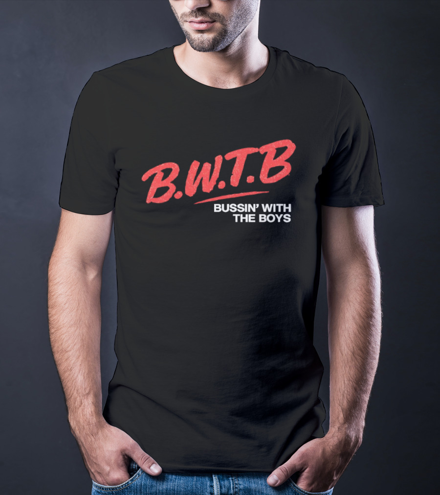 BWTB Bussin' With The Boys Retro Red T-Shirt