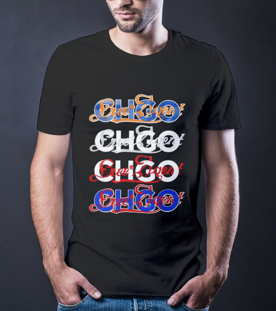 Chicago Bears Cubs Bulls White Sox Free Agent CHGO T-Shirt
