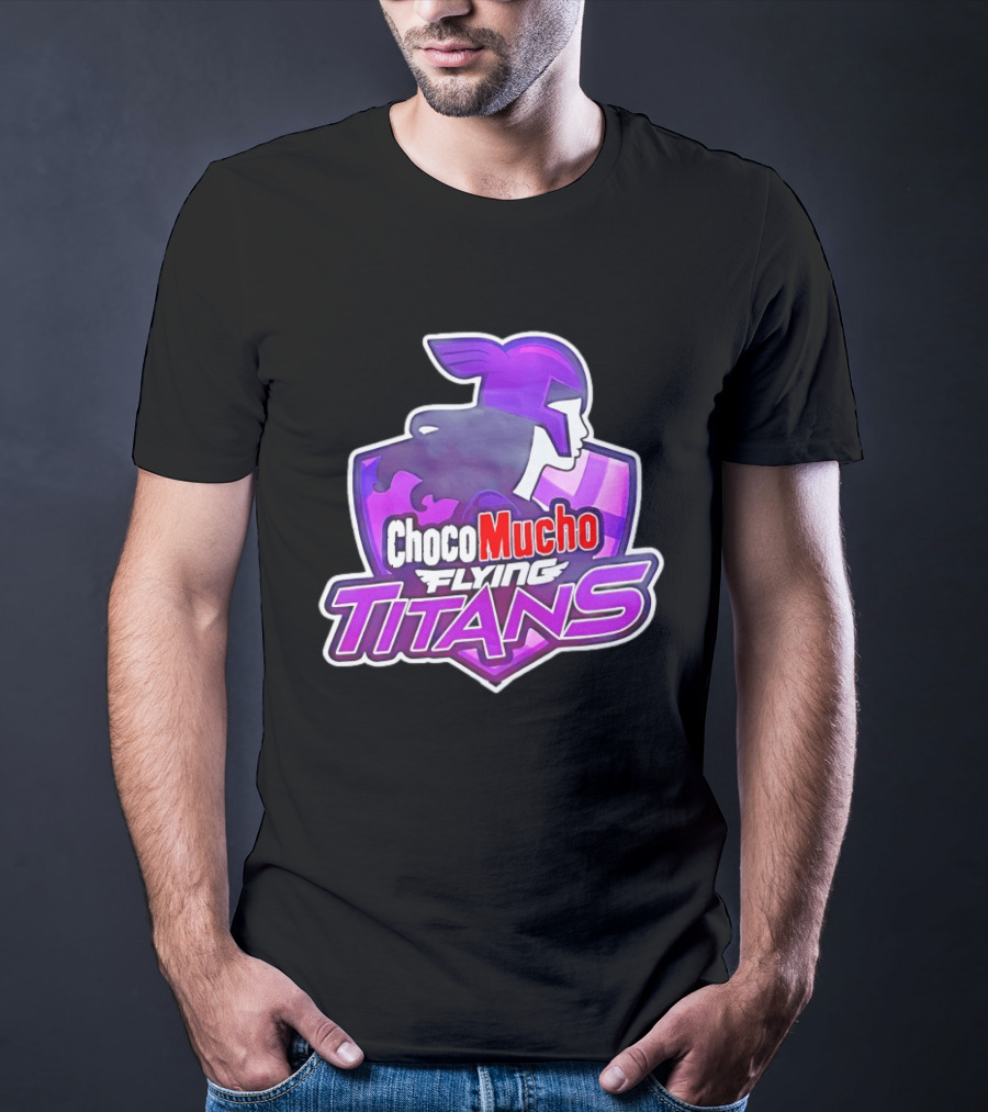 Choco Mucho Flying Titans Purple Shield T-Shirt