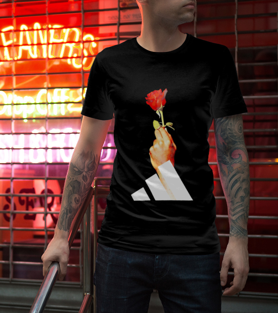 Derrick Rose Chicago Bulls Adidas Rose Hand T-Shirt