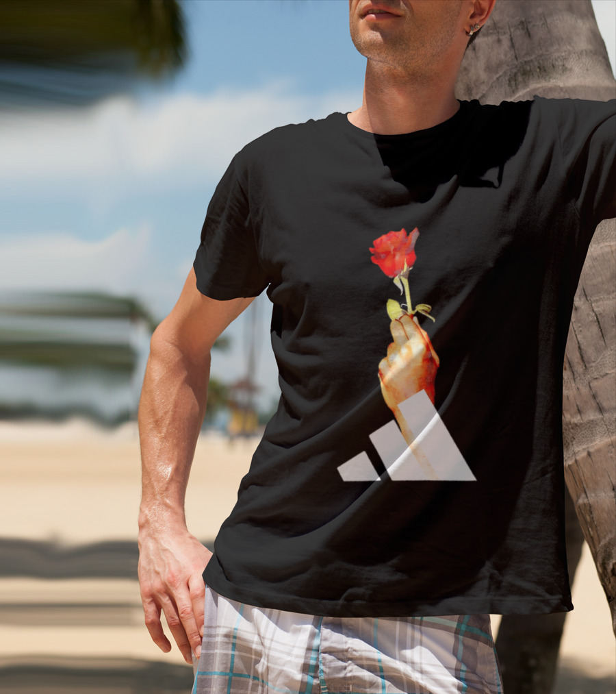 Derrick Rose Chicago Bulls Adidas Rose Hand T-Shirt