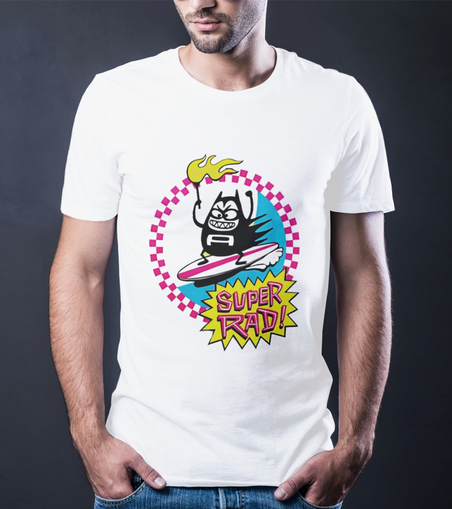Aquabats Surfing Super Rad Flame Animated T-Shirt
