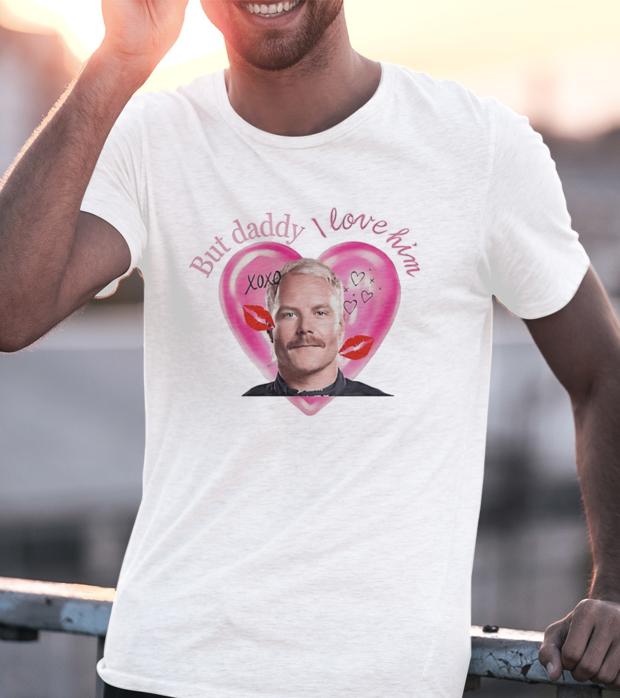 But Daddy I Love Valtteri Bottas XOXO Heart Lips T-Shirt