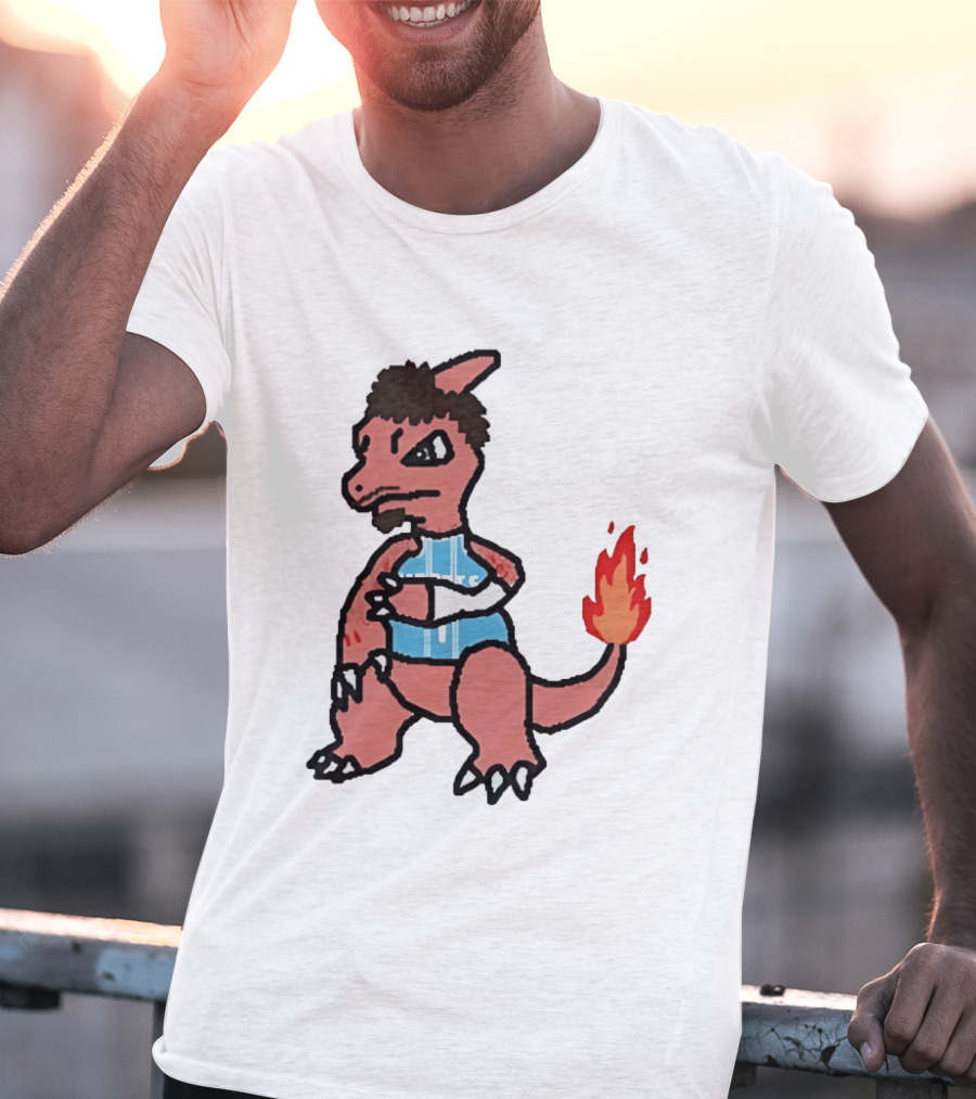 Charmelo Ball Crossover LaMelo Ball Charlotte Hornets Cartoon Character Mashup T-Shirt