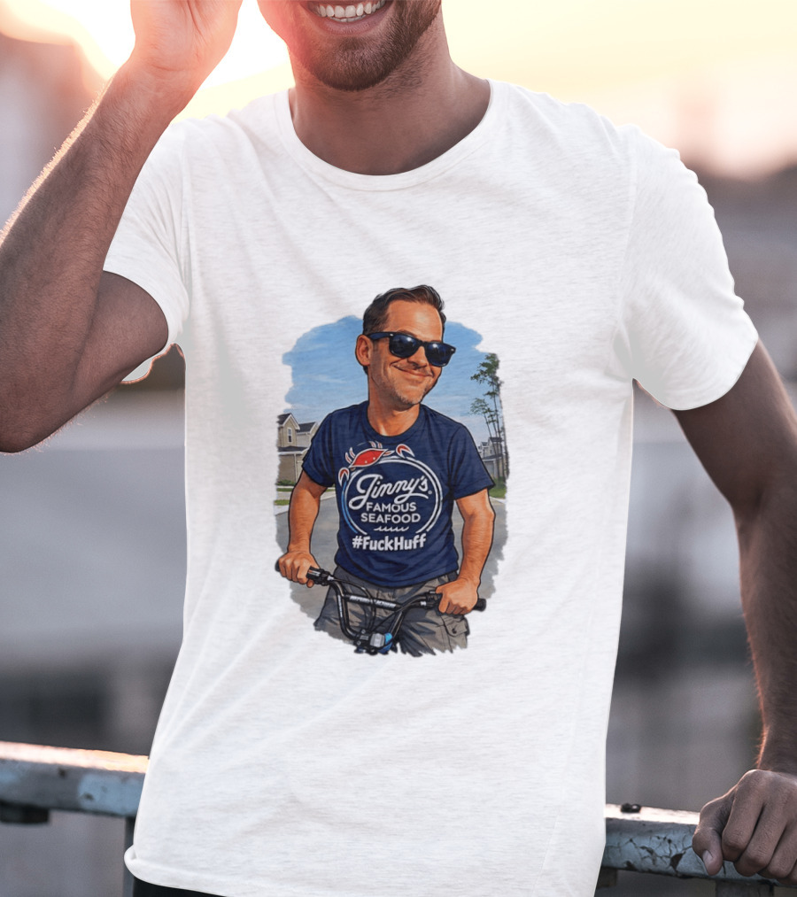 Jinny's Famous Seafood #FckHuff Bold Catchy Phrase T-Shirt