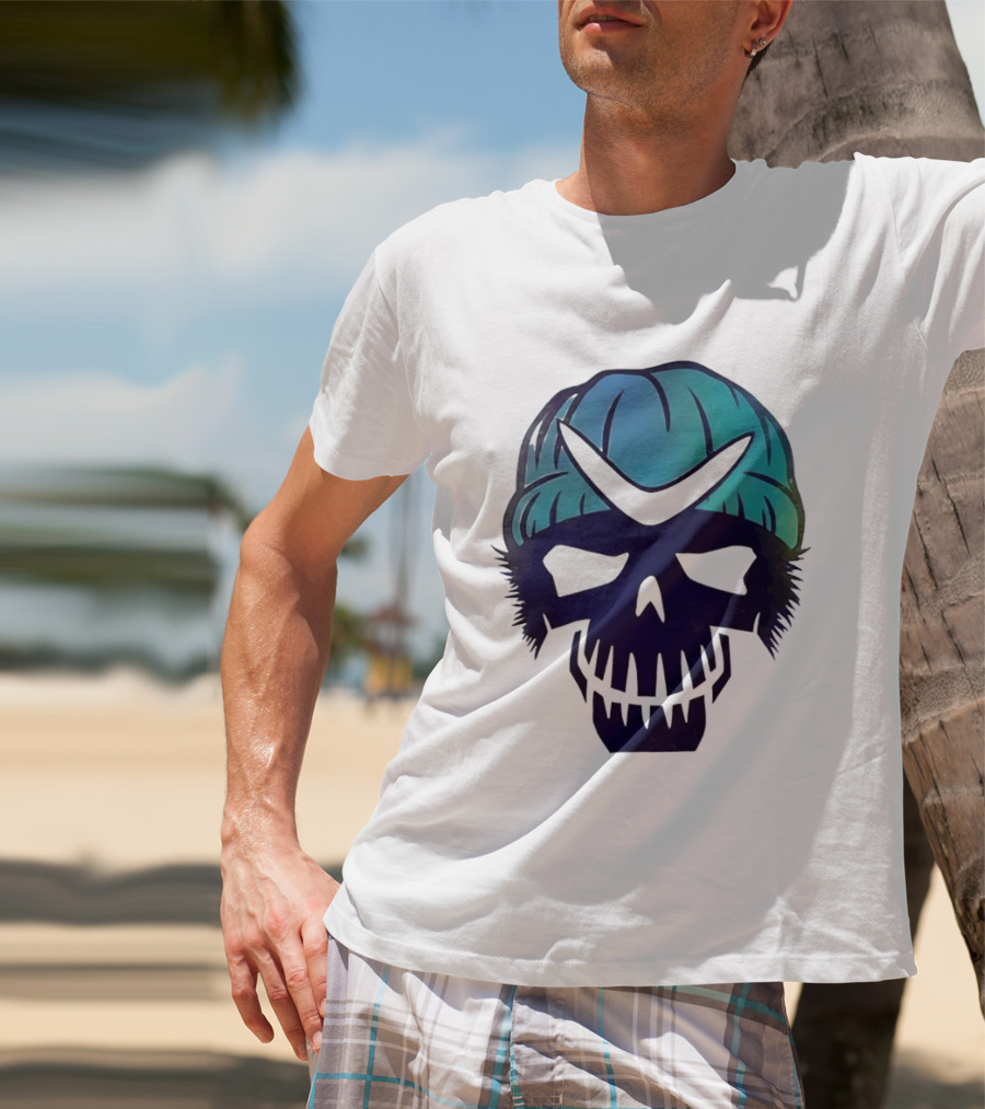 Captain Boomerang Skull Emblem Suicide Squad T-Shirt