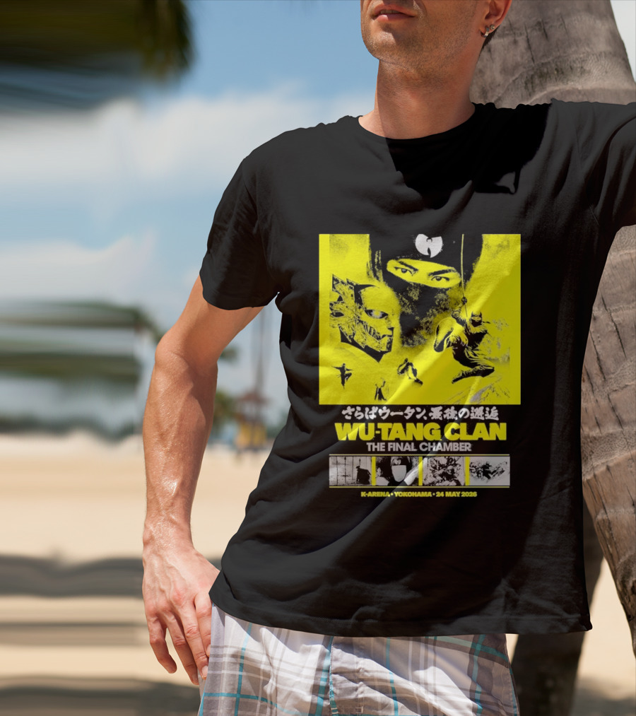 Wu Tang Clan Final Chamber Tour Yokohama Japan 2026 T-Shirt