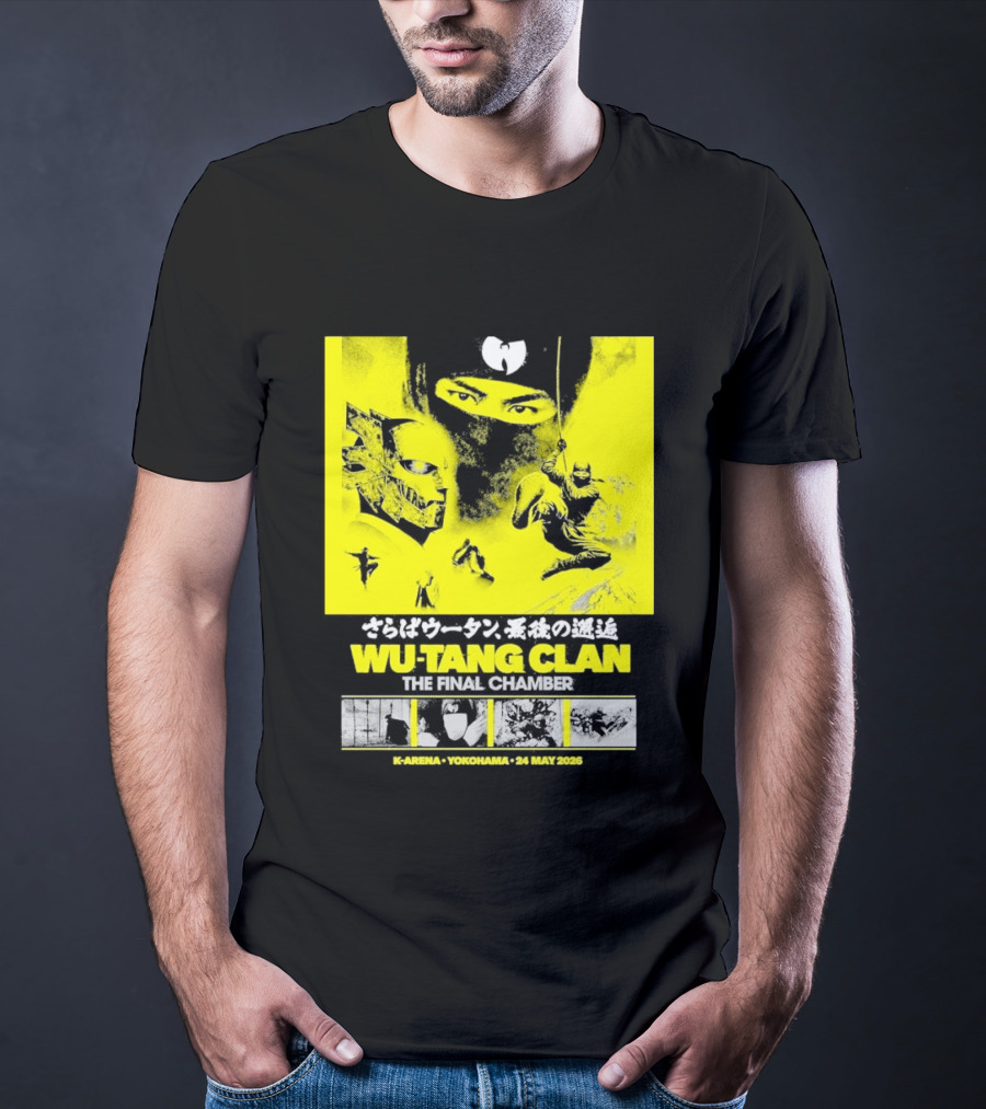 Wu Tang Clan Final Chamber Tour Yokohama Japan 2026 T-Shirt