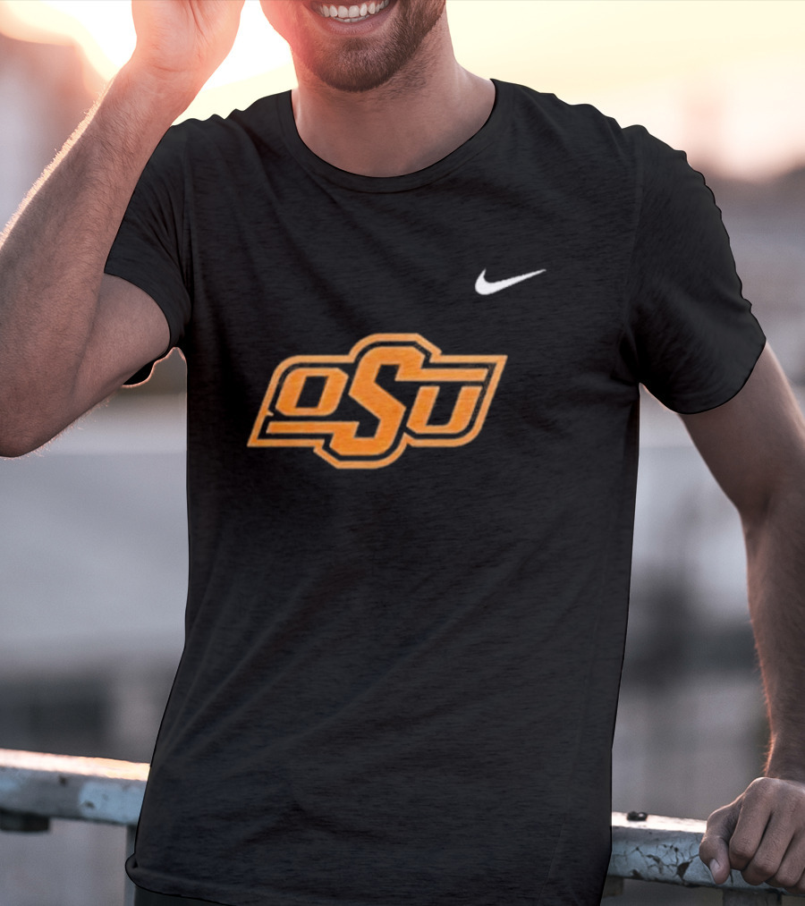 OSU Cowboy Football Pirates Paradise Night Black Nike T-Shirt