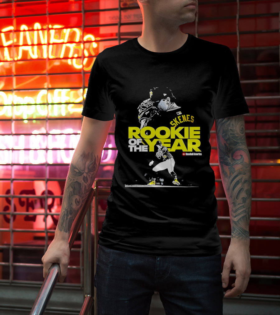 Paul Skenes Pittsburgh Pirates Rookie Of The Year T-Shirt