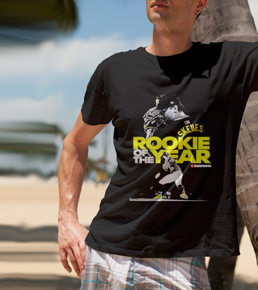 Paul Skenes Pittsburgh Pirates Rookie Of The Year T-Shirt