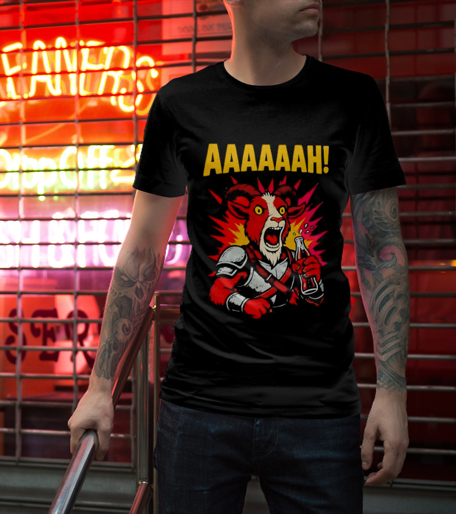 Prepotente Pony Screaming AAAAAAH Colorful Explosion T-Shirt