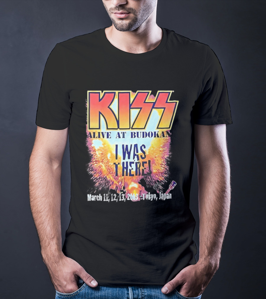KISS Alive At Budokan I Was There March 2 3 13 2003 Tokyo Japan T-Shirt