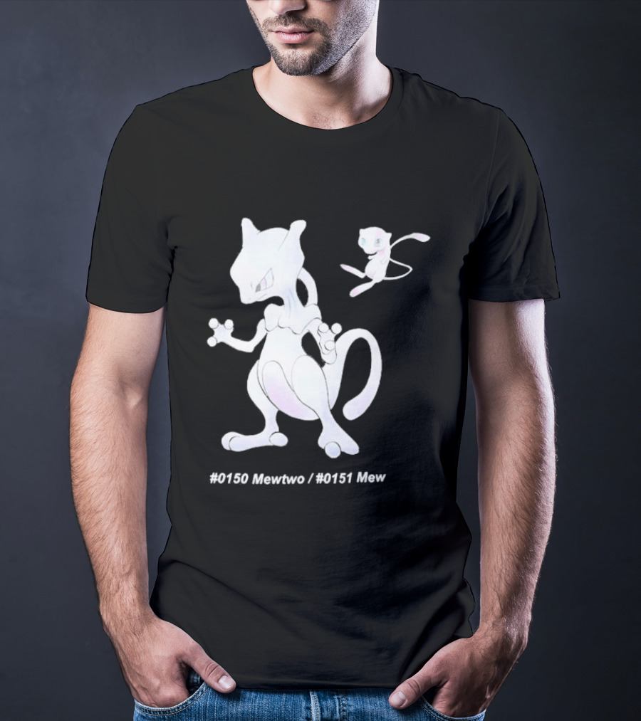 UNIQLO X Pokemon 30th Anniversary Mewtwo Mew #150 #151 T-Shirt