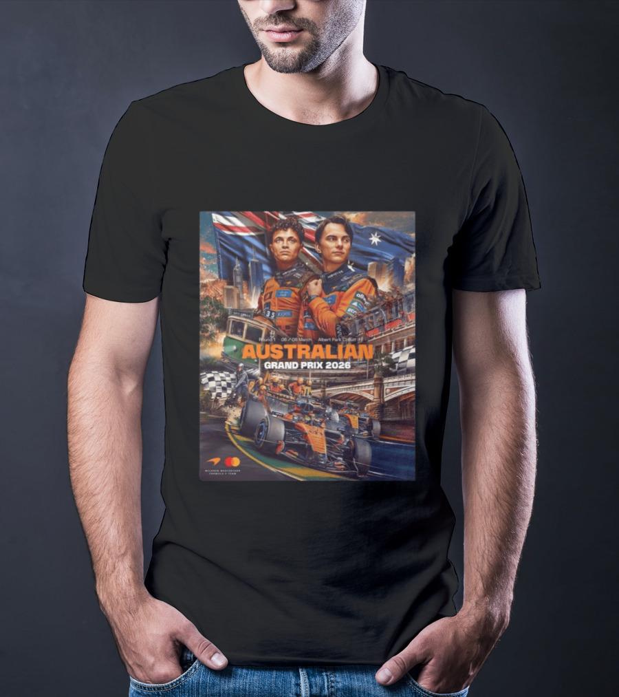 McLaren Formula 1 Team Australian Grand Prix 2026 Albert Park Circuit March 6 8 Event T-Shirt
