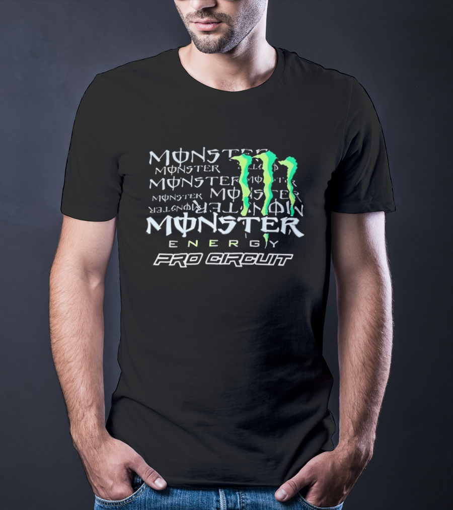 Monster Energy Pro Circuit Racing Drink Triple M Claw T-Shirt