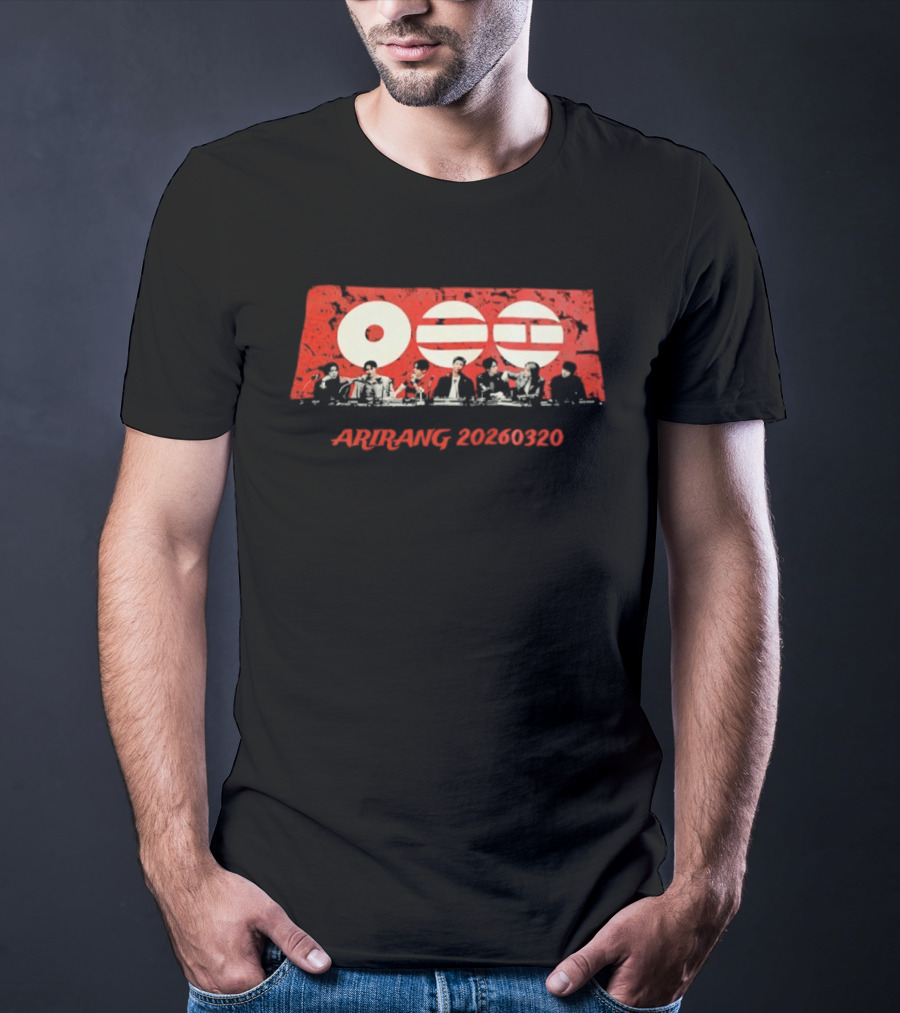 Arirang 20260320 BTS Circle Korean T-Shirt