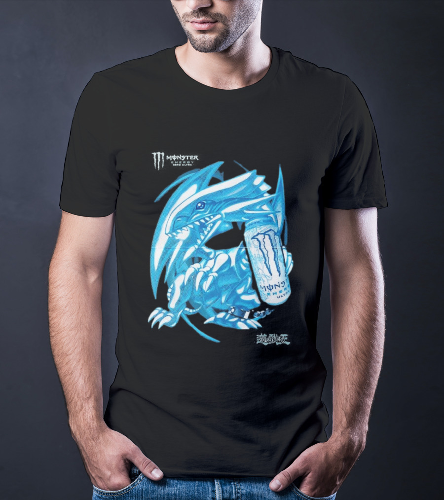 Blue Eyes White Dragon Monster Energy Zero Ultra Collaboration T-Shirt